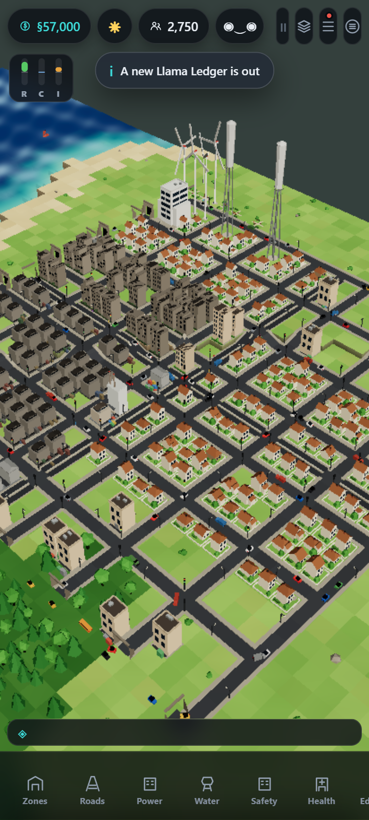 Building and managing city zones in SethCity 6769